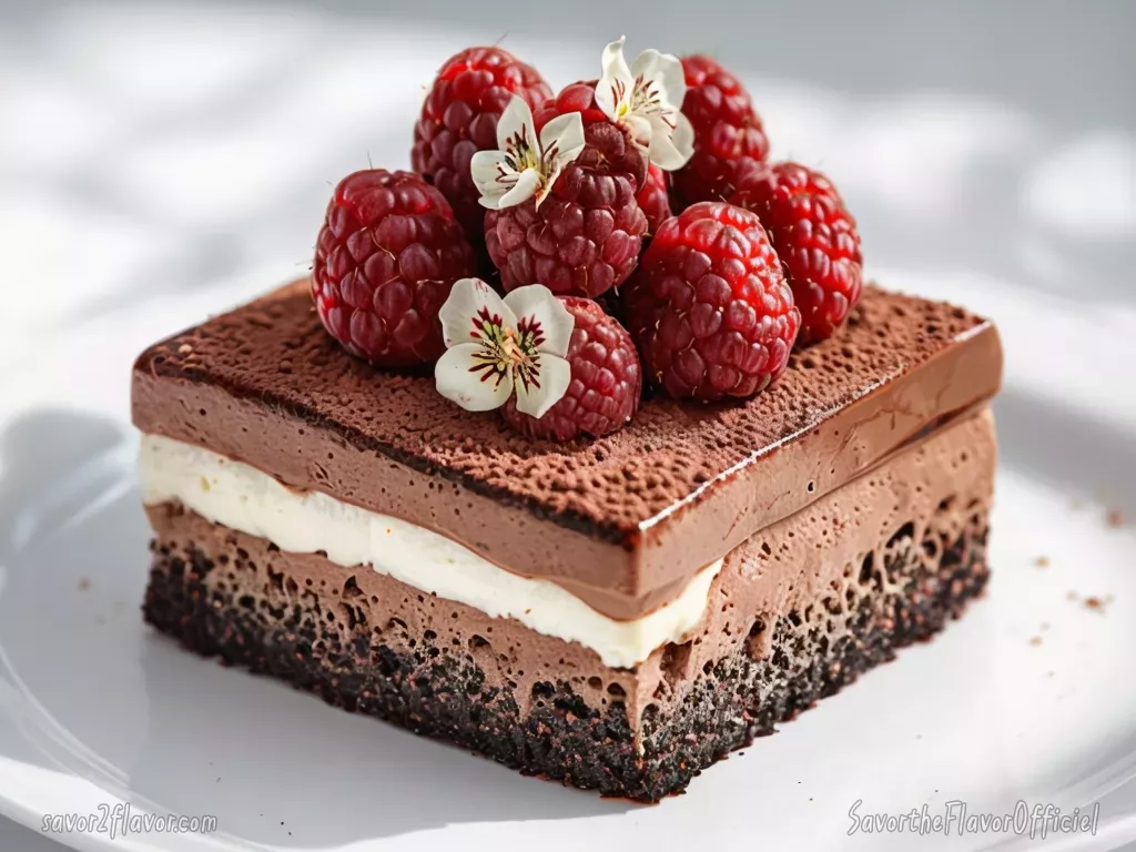 Desserts recipes: Triple Chocolate Mousse Torte