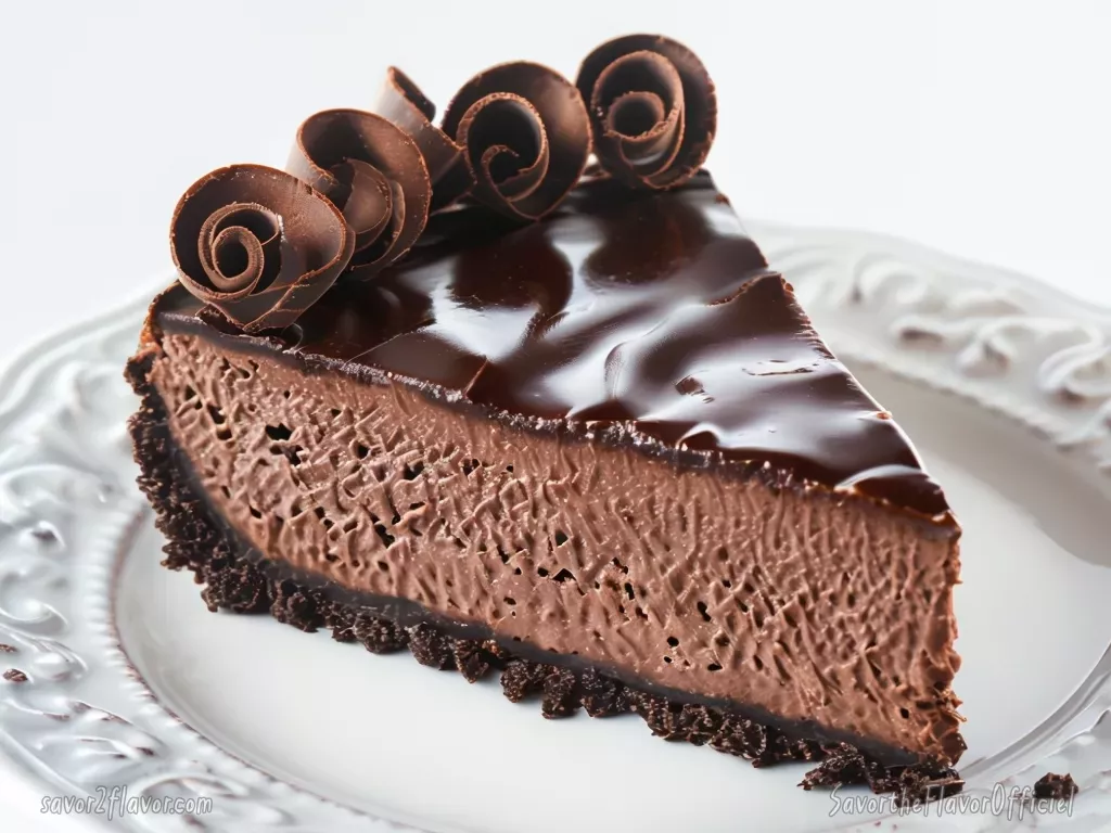 Elegant Chocolate Peanut Butter Cheesecake