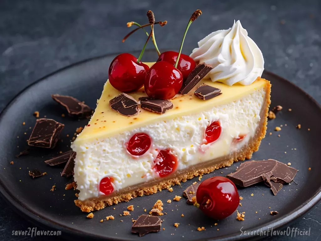 Snacks recipes: Black Forest Cheesecake Dream